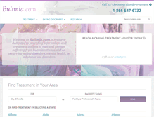 Tablet Screenshot of bulimia.com